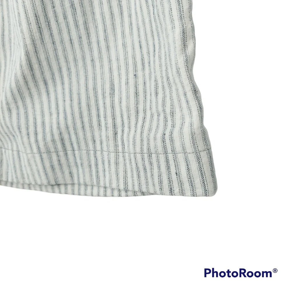 Banana Republic Striped Linen + Cotton Blend Pants